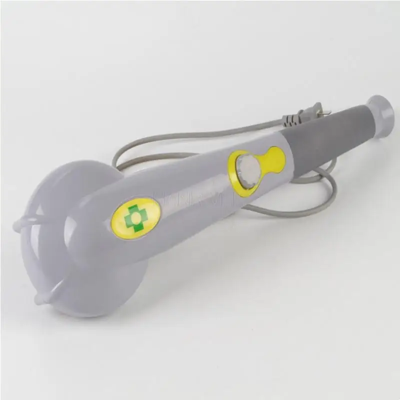 Eight-head Replacement Dolphin Massage Stick Stepless Speed-adjustable Massage Hammer Vibration Home Massager