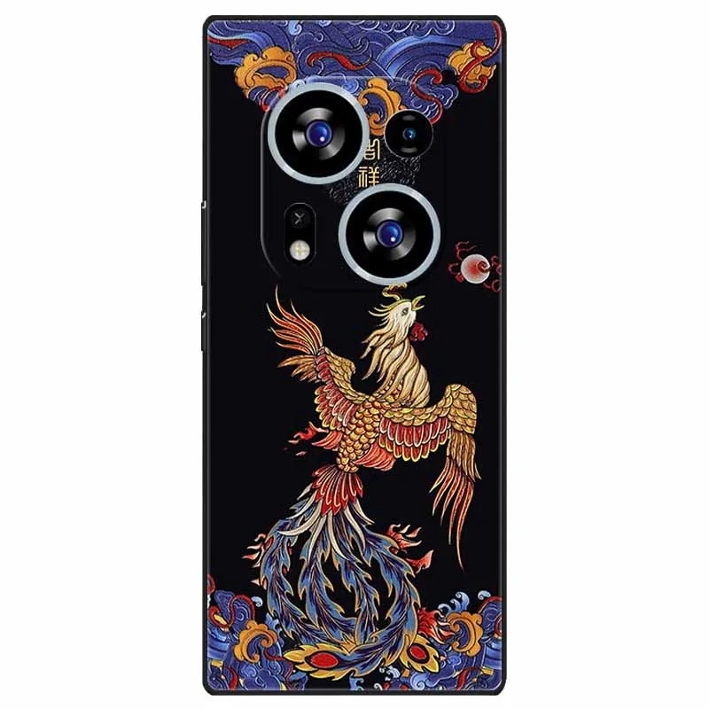 Charming 3D Relief Soft TPU Silicone Phone Case for Tecno Phantom X2 Series