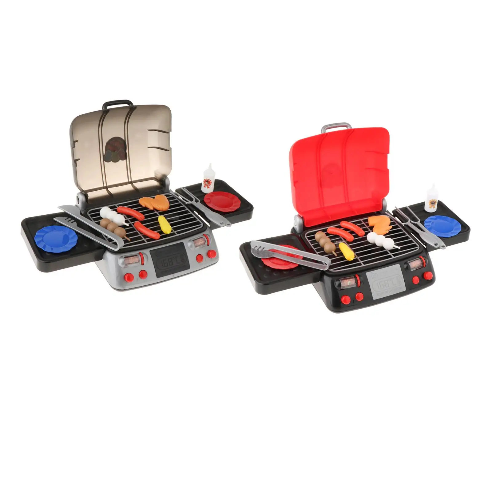 Toddlers Barbecue Toy Set Pretend Play Camping BBQ Toys Kids Grill Playset Toddlers Barbecue Toy Set Pretend Play Camping BBQ Toys Kids Grill Playset