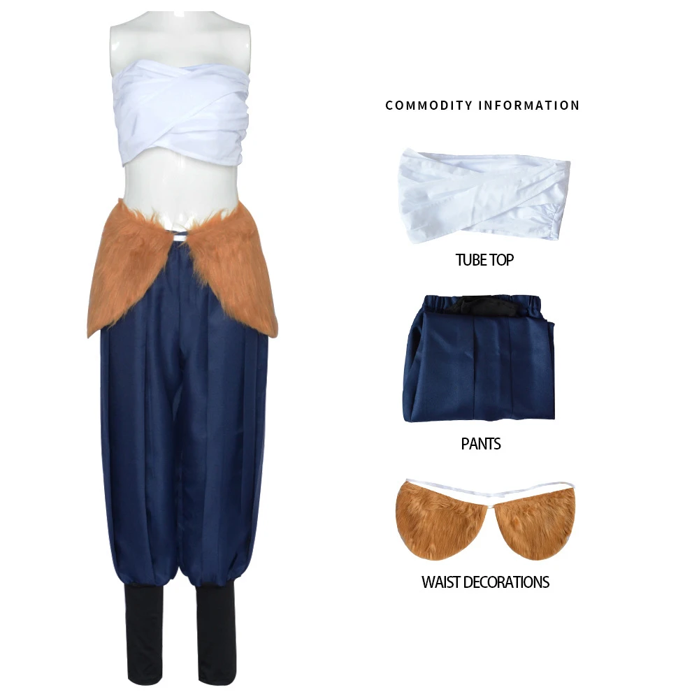 Demon Slayer Cosplay Hashibira Inosuke Female Clothing Uniform Wig