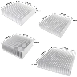 Large Aluminum Heatsink Radiator Heat Sink Cooler for LED Electronic Chip LCD Water Cooling Heat Dissipation