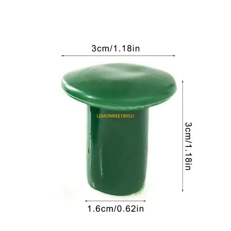62CE 36Pcs PVC Garden Canes End Caps For Stake Injury Prevention