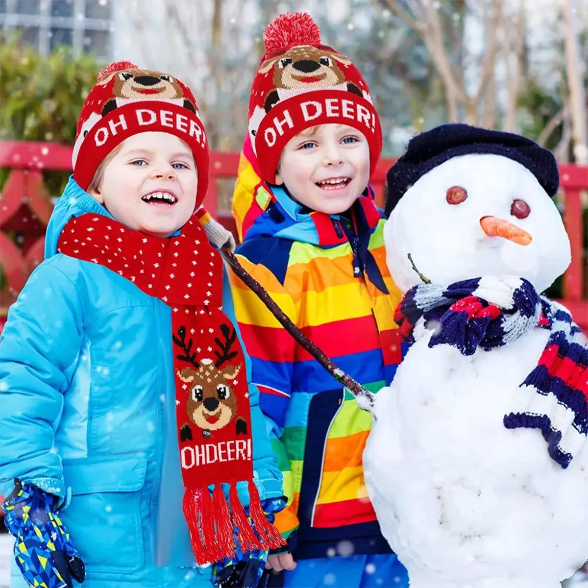 LED Christmas Knitted Hat Light Up Xmas Beanie Cap Unisex Winter Beanie Sweater Hat with Colorful LEDs for Christmas New Year