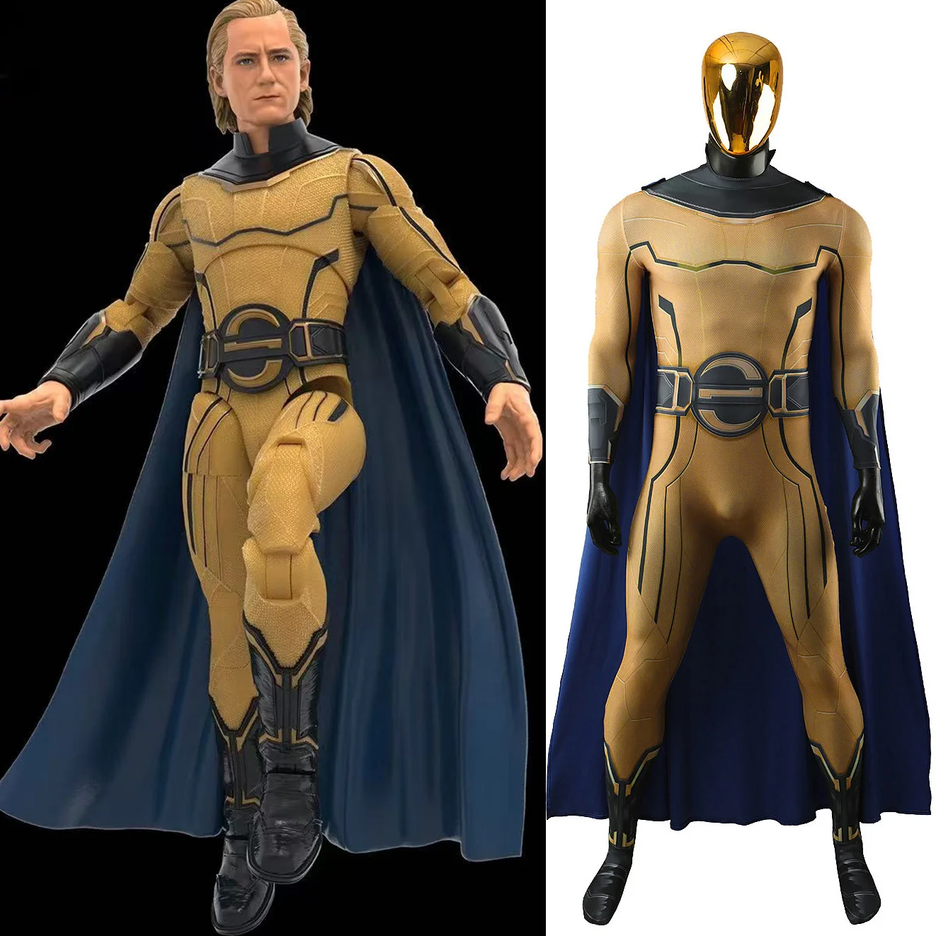 Marvel-Inspired Sentry Spandex Bodysuit Cosplay Costume for Adults and Kids