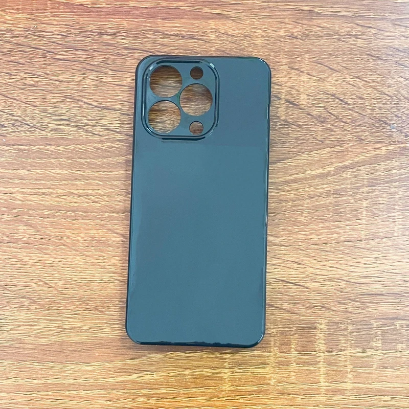 Silicone Soft TPU Black Transparent Protective Phone Case Cover Shell