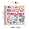 CUTE & SIMPLE bold-easy Coloring Book for Adults Cute Drawing Book Perfect Gift for Party and Birthday 2