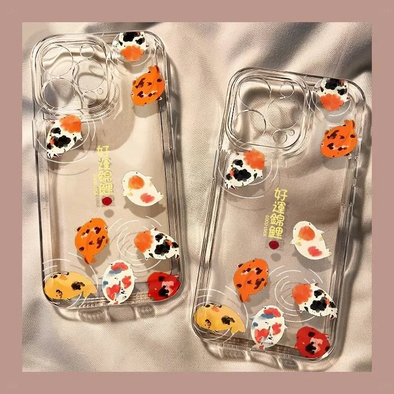 Koi Brings Good Luck Phone Case - Elegant Design Cover