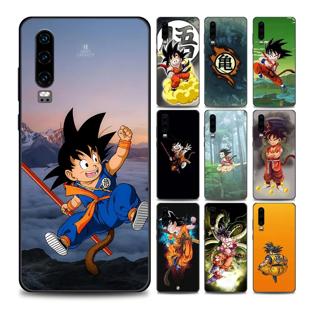 Anime Son Goku Drawings Dragon Ball Z Phone Case for Huawei P10 Lite P20 P30 Pro P40 P50 Plus P Smart Soft Silicone |