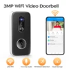 JOOAN 2K Intelligent WiFi Doorbell With Camera Smart Home WiFi Video Doorbell Outdoor Battery Powered Security Video Intercom 1