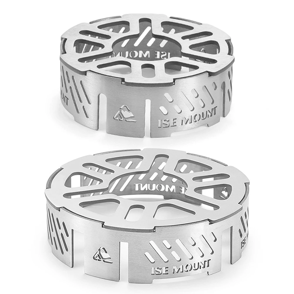 Windproof Screen Stainless Steel Cassette Stove Windproof Ring High-temperature Resistant Camping Picnic Cooking Supplies