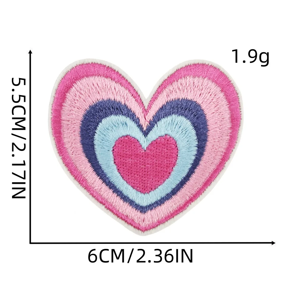 Schmetterling Kirsche Hut Auto Herz Gestickte Patches Für Kleidung Eisen Auf Patches Auf Kleidung DIY Cartoon Patch Für Kleidung Aufkleber – Detail 23