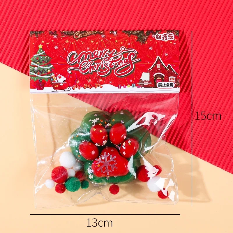 Cute Soft Sticky Stress Relief Relax Toys Squeeze Christmas Cat Paw Toys Decompressing & Pinching Cat Paw Pinching Toy Xmas Gift 6