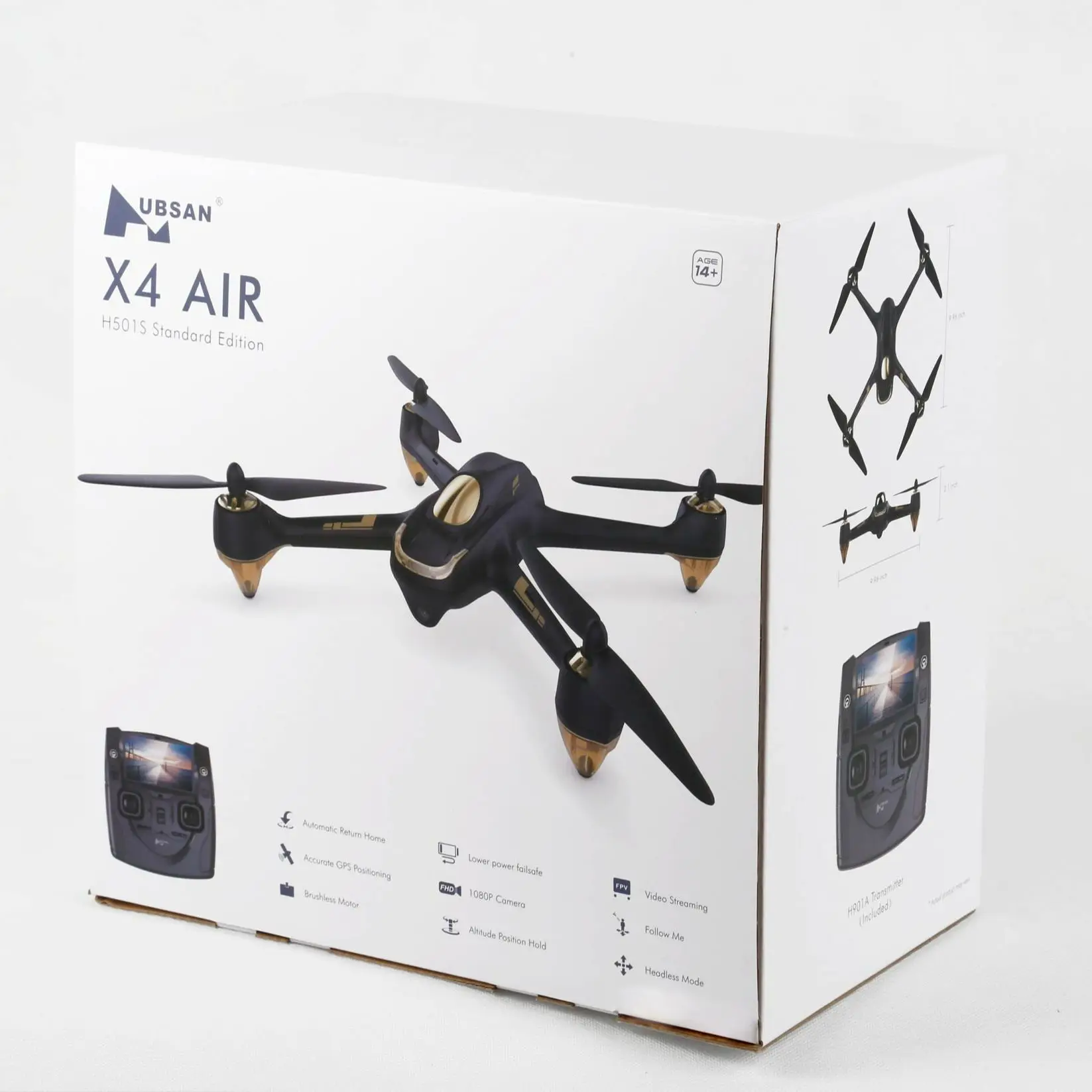 Hubsan H 501S X4 Air 4 Kanaals Gps 5.8G Fpv Brushless Met 1080P Hd Camera Follow Me Mode Rth Functie Rc Quadcopter AliExpress