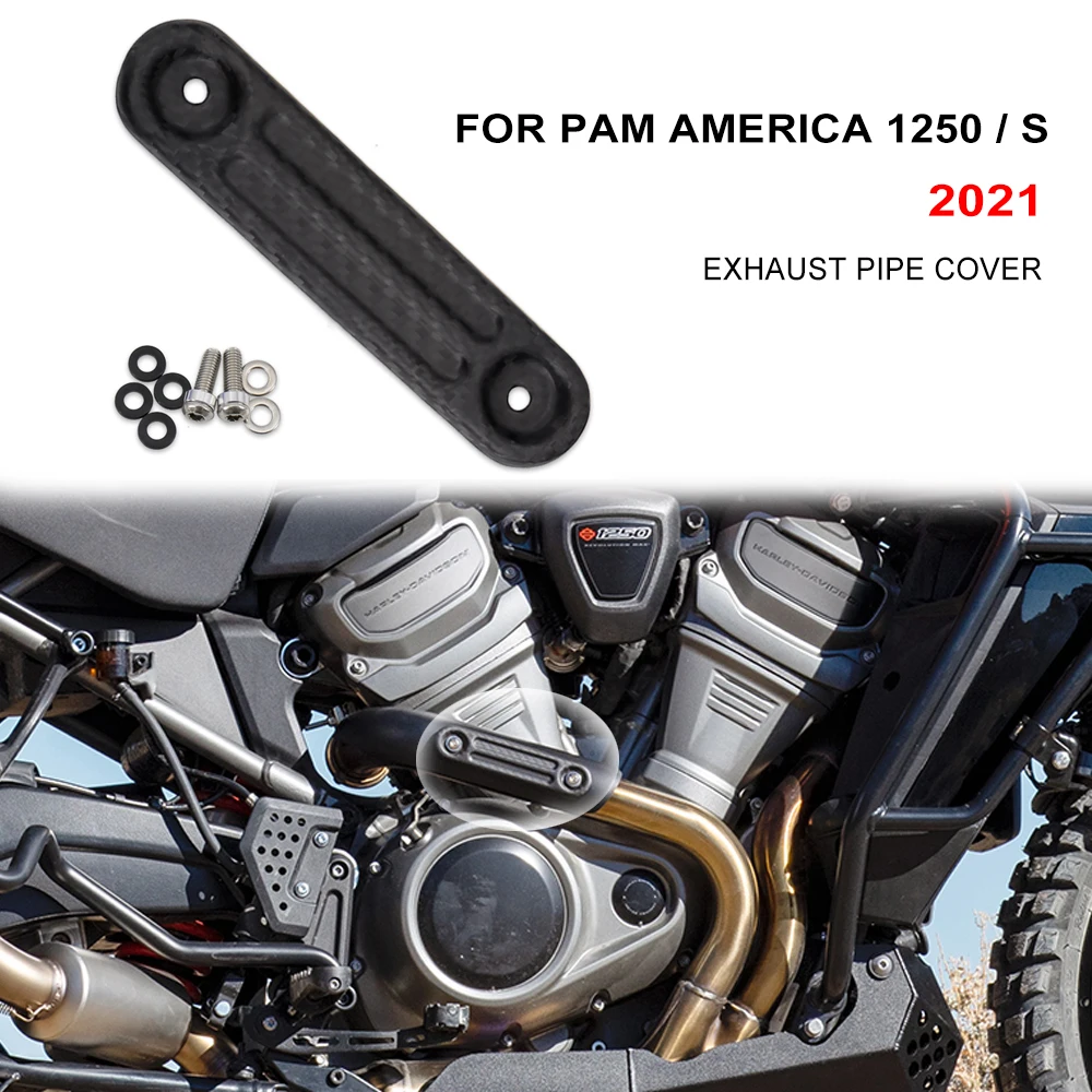 

Motorcycle Screamin' Eagle Exhaust Shield Insert For PAN AMERICA 1250 S PA1250 S PanAmerica 1250 2021 Exhaust Pipe Cover