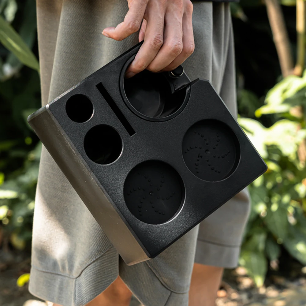 51-58mm Universal Coffee Tamper Station - ABS Draw...