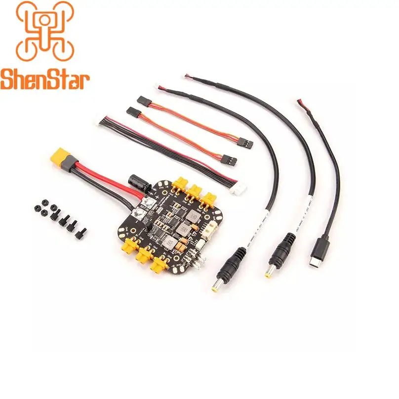 

Силовой модуль ShenStar PM03D /PM02D /PM02 XT30 XT60 6S, совместимый с контроллером полета, используйте монитор питания I2C для мультиротора X500