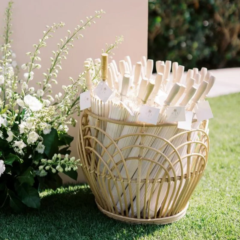 10/20/30PCS Paper Parasol 60/80cm Chinese Paper Umbrellas White Umbrella Photography Props for Baby Shower Party Wedding Rustic 6