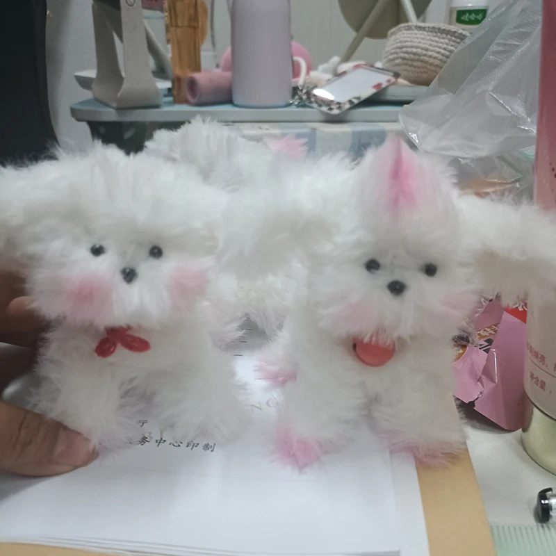 Description Picture 5 of itemNew Plush Rabbit Wool Iron Wire Twist Stick Thread Ribbon Bar Strip Stick String Felt Fabric DIY Crafts Toys Sewing Accessories