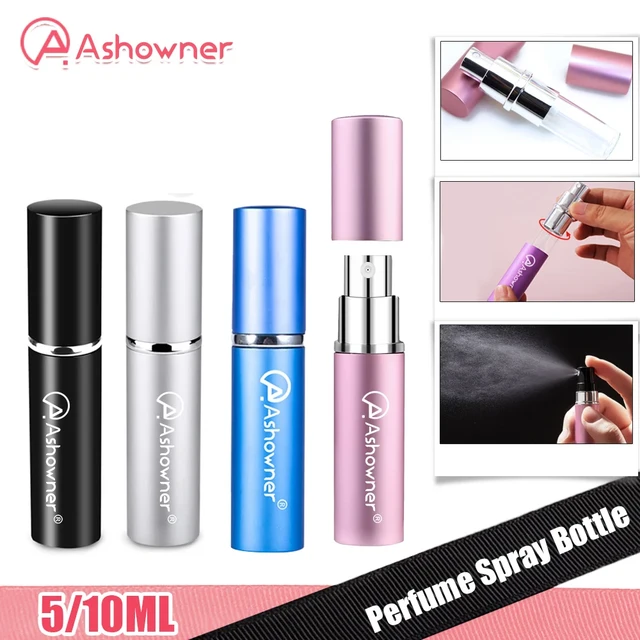 5/10ml Perfume Refillable Bottle Glass Perfume Refill Bottling Atomizer  Travel Aluminum Spray Bottles Liquid Cosmetic Containers - AliExpress