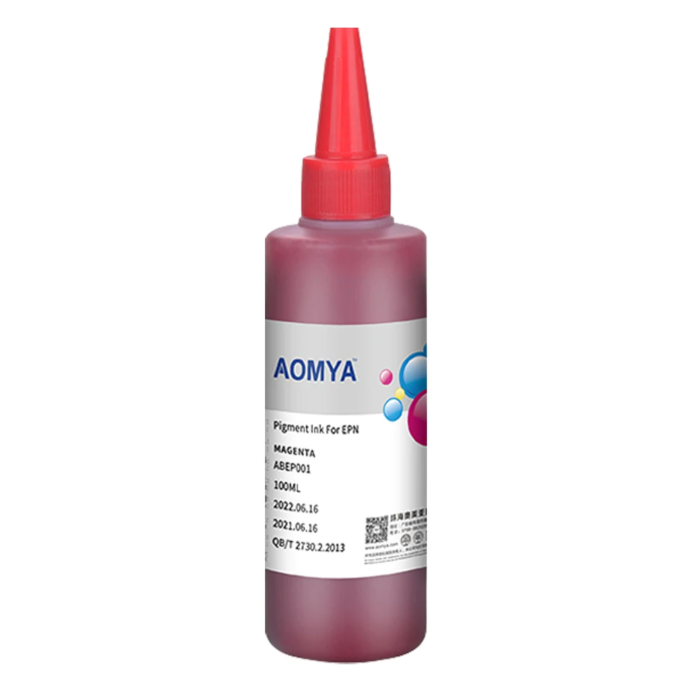4*100ML Universal Pigment Ink For Epson Inkjet Printers All Models Waterproof Vivid Colors Printing Ink BK C M Y Colors inkjet printer ink