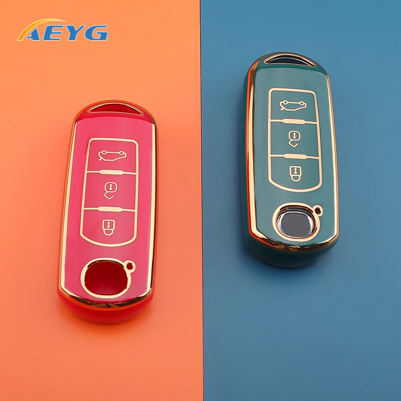 

Soft TPU Car Remote Key Case Cover Shell Fob For Mazda 2 3 5 6 Atenza Axela Demio CX-5 CX5 CX-3 CX7 CX-9 Car Styling Accessories