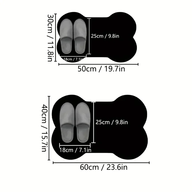 Non-Slip Pet Mat: Easy-Clean, Spillproof Feeding & Bed Mat for Dogs Cats. Durable & Soft Floor Pad. 3