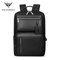 WILLIAMPOLO Oxford Travel Laptop Men Backpack Casual Business Fashion Male Office Work BackPack Bags Big School Backpack for men 1