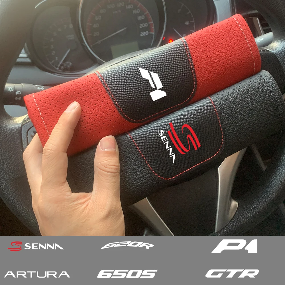 Imbottitura Per Cintura Di Sicurezza In Vera Pelle Per Mclaren 540C 570Gt 570S Spider 600Lt 620R 650S Spider 720S Artura F1 Gt