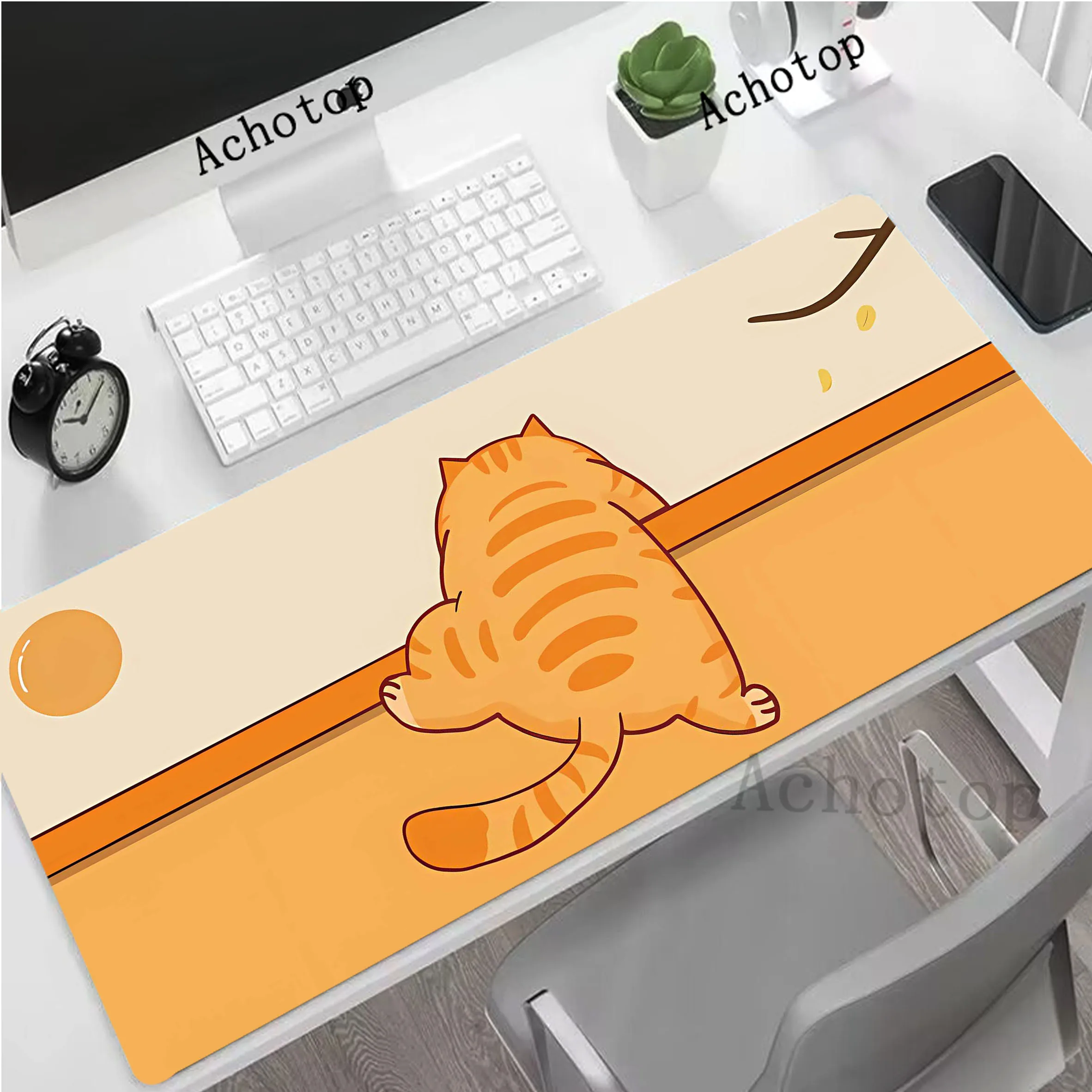 

Cat Pc Gamer Mouse Pad Soft Gaming Mousepad XXXL Large Cartoon Rubber Desk Mat HD Print Keyboard Pads Anti-slip Speed Mouse Mat