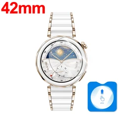 Tempered Glass Screen Protectors 9H Hardness Ultra Thin Watch Films for 2PCS (GT5 Pro 42mm)