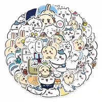 60/100pcs Cute Chiikawa Stickers Cartoon Kawaii Anime Decals For Kids Laptop Luggage Scrapbook Water Bottle Stickers Kids Toys 1