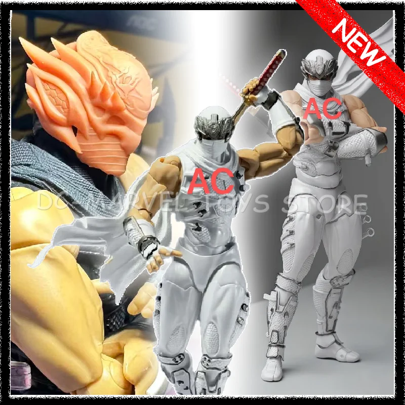 AC Factory Ryu White Version Hayabusa Kaiyodo Revoltech Amazing