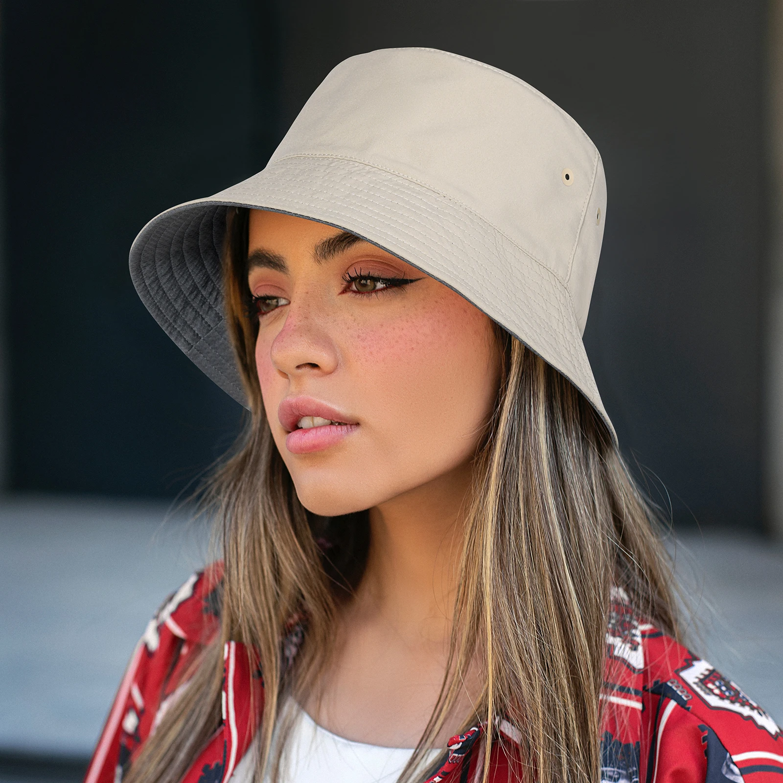 VOBOOM Unisex Outdoor Bucket Hats Packable Sun Cap Reversible Travel Hat for Men, Women, Teens, Girls 6