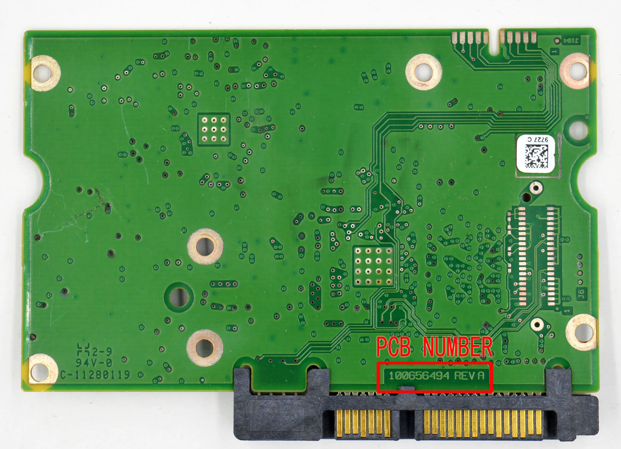 ST33000650NS PCB  μ ȸ , Seagate 100656494 SATA hdd    9727 REV A 3.5 C