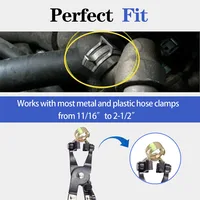 Motorsi 9 шт., плоскогубцы для хомутов, инструмент для проволоки, мазута, водяного шланга, автоматические инструменты для нагревателя радиатора охлаждающей жидкости и водяного шланга — изображение 2