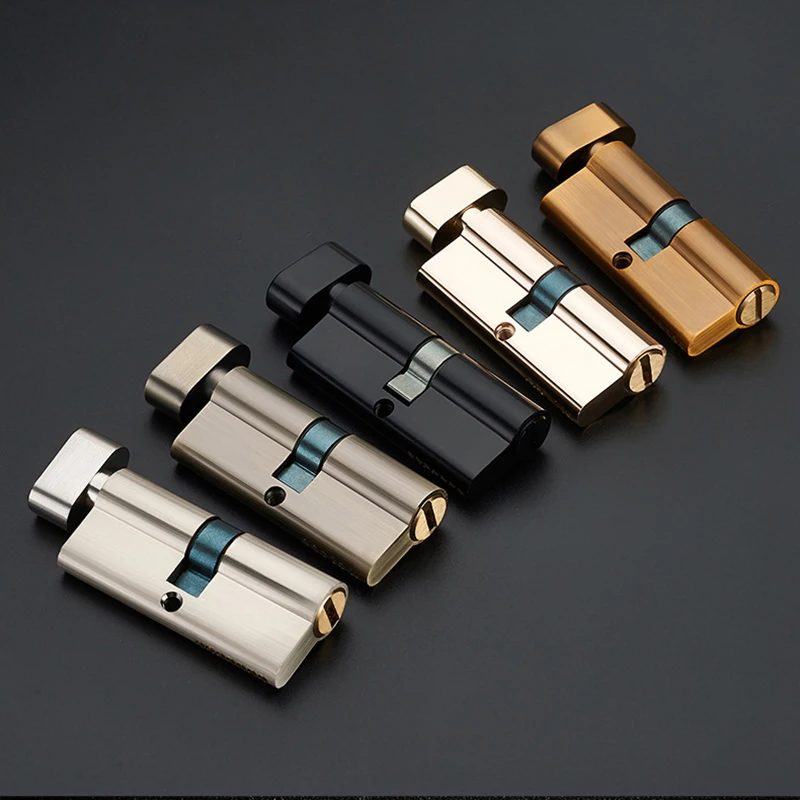 

Door Lock Cylin Cylinder Indoor Room Door Lock Core Handle Lock Universal Pure Copper Alloy Size 70 75 80 Lock Cylinder Lock