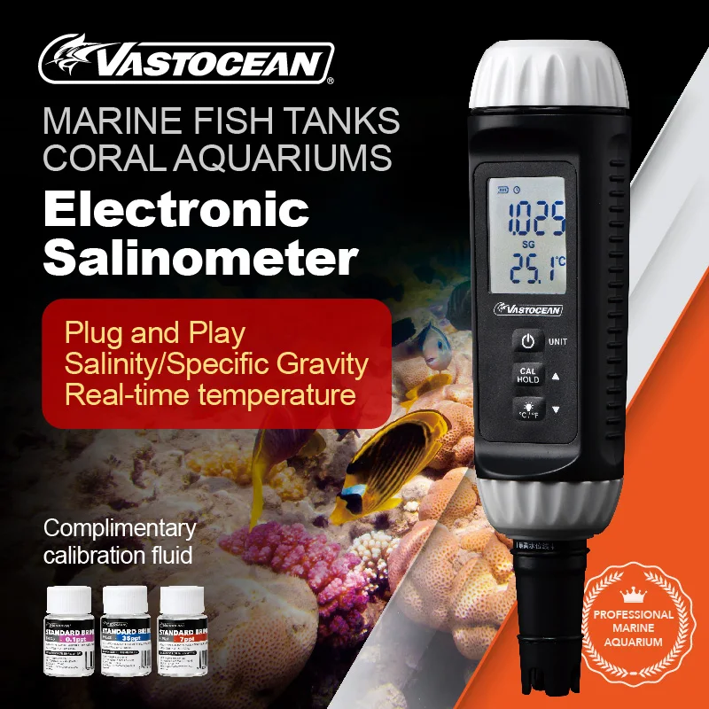 Seawater Aquarium Electronic Salinometer Measuring Instrument Digital Display High-precision Specific Gravity Meter