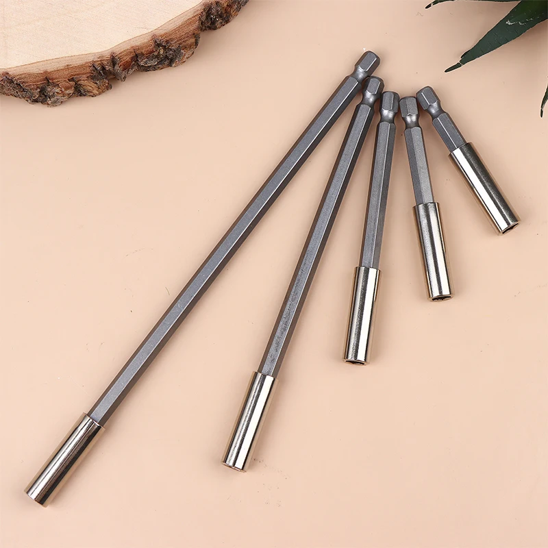 Quick Change Hex Shank Adapter Magnetic Bit Holder Extension 60-200mm Power Drill Impact Driver Cordless Tool Accessories