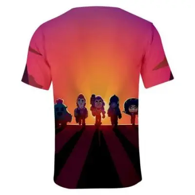 Cartoon Heroes 3D camisetas de algodão para crianças, camisas de manga curta para crianças, Harajuku Tees para bebês meninos e meninas, verão