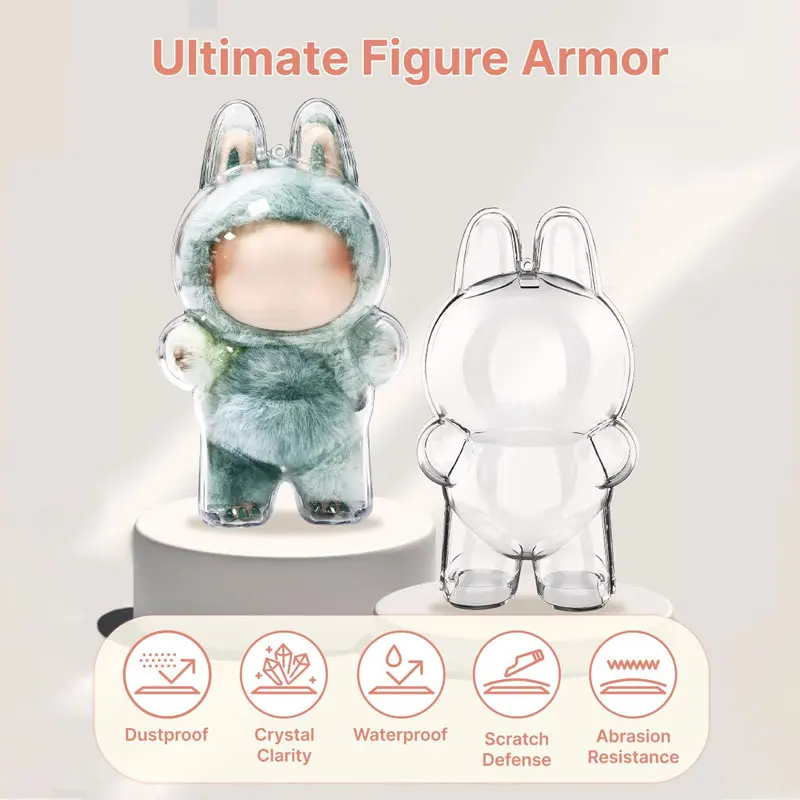 Transparent Protective Case - Clear Dustproof Scratch-Resistant Armor Cover