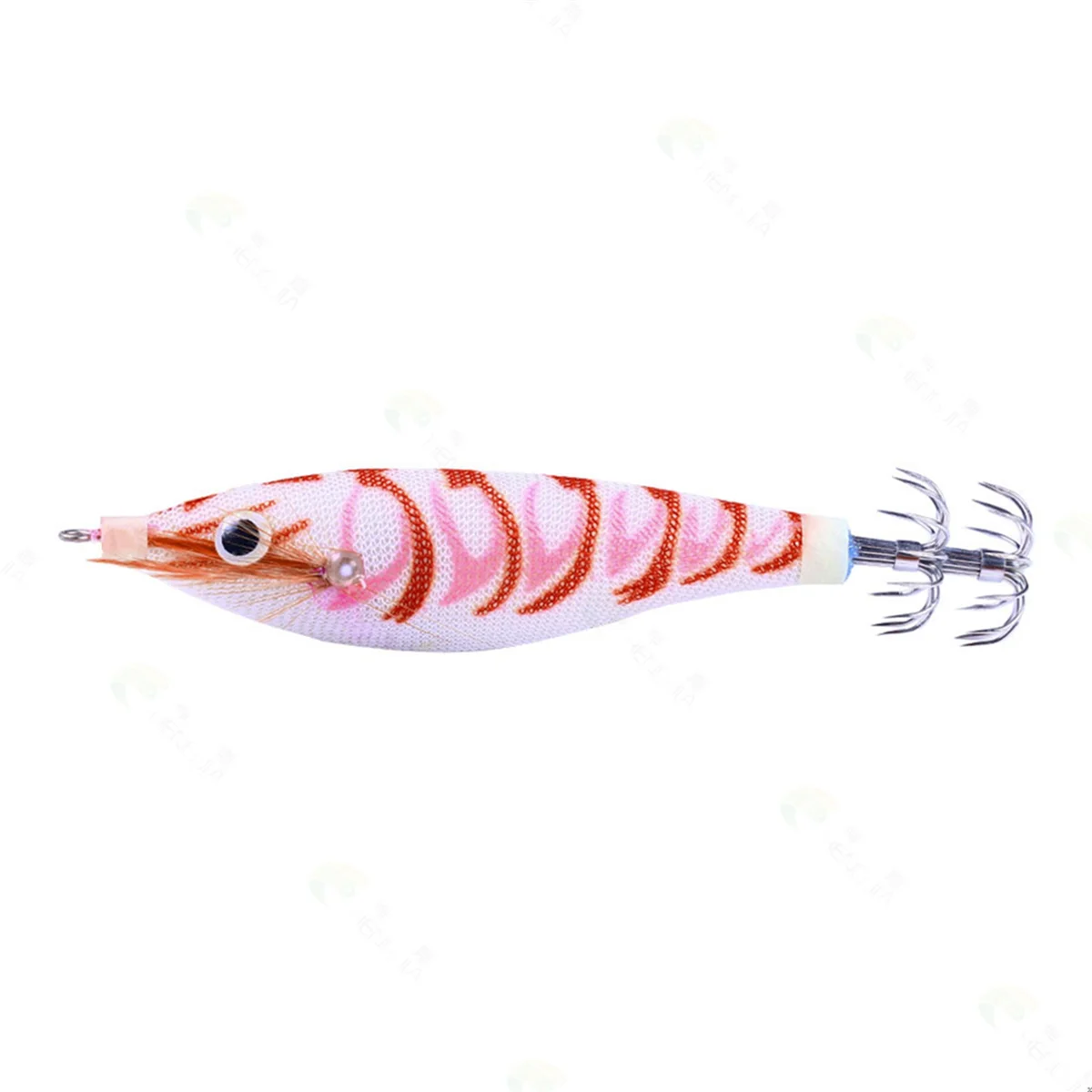 BAAU 16Pcs 9.6G 10cm Luminou Jig Fishing Wood Shrimp Lure Cuttlefish Jigs Lures Fishing Baits
