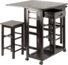 Suzanne 3-PC Set Space Saver Kitchen, Coffee Finish, 29.61x29.13x32.76 6