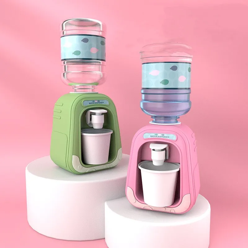 

Water Dispenser Kitchen Toys Kids Juice Milk Drinking Fountain Simulation Device Montessori Educational Toys for Children Girls