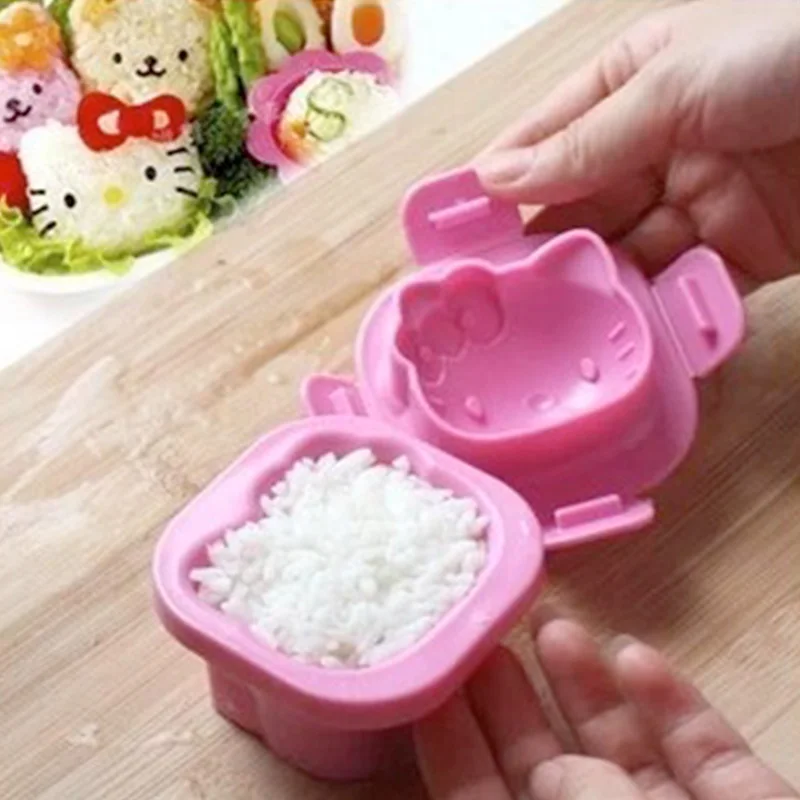Hello Kitty Rice Ball Mold – Mini Plastic Mold For Making Cute Hello Kitty Shaped Onigiri - View #14