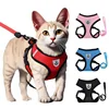 Cat Leash and Harness Cat Tent Kitten Harness Strap for Cats Neck Belt Anti Escape Pets Vest Harness Dog Neck Belt MBD01