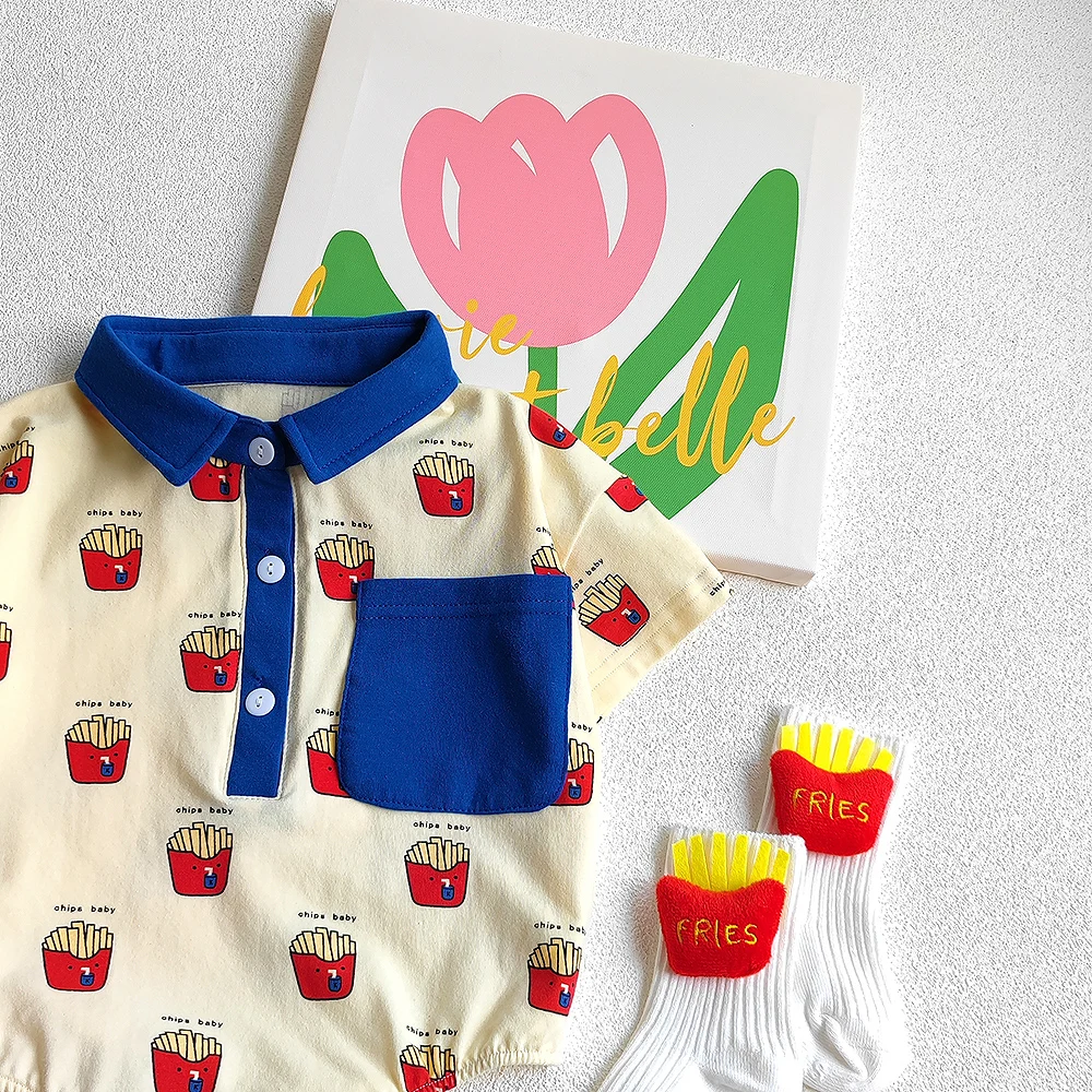 Summer Baby Clothes Toddler Girls Boys One Piece Bodysuit