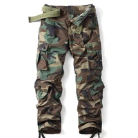 Men Combat Pants With Knee Pads Tactical Cargo Sport Trousers Camouflage Multicam Trekking Hunting Clothes（Not belt） 1