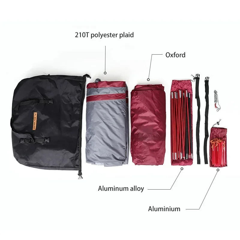 Motorcycle Hiking Outdoor Camping Cloud Tourer Double Layers 2 Man Tent Ultralight camping tent,portable tent