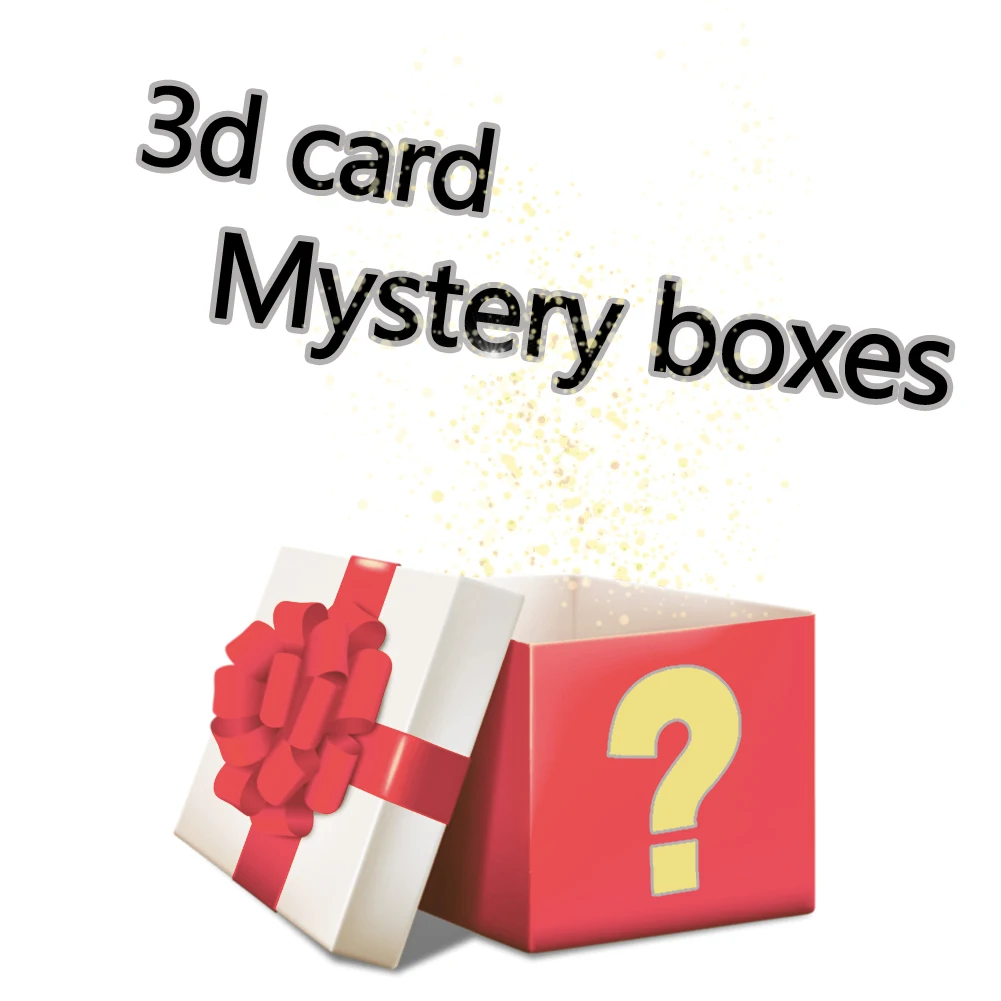 Greeting Cards 3D Pop Up Card Mystery Boxes