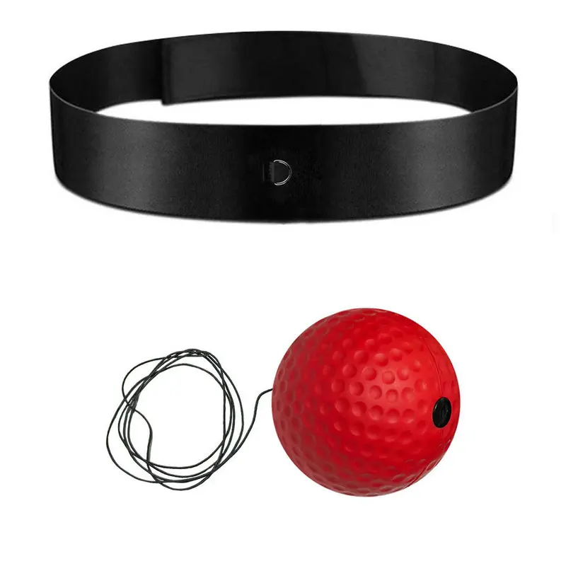 Head-Mounted Pu Ball Head Wear Speed Training Ball Boxing Reaction Speed Fighting Reaction Coordination Fight Vent